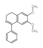 1-phenyl-6,7-dimethoxy-3,4-dihydroisoquinoline Structure