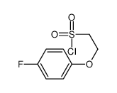 2-(4-fluorophenoxy)ethanesulfonyl chloride(SALTDATA: FREE)结构式