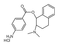 [(1R,2S)-1-(4-aminobenzoyl)oxy-1,2,3,4-tetrahydronaphthalen-2-yl]-dimethylazanium,chloride Structure