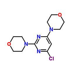 4,4'-(6-chloropyriMidine-2,4-diyl)diMorpholine Structure