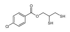 2,3-bis(sulfanyl)propyl 4-chlorobenzoate Structure