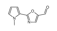 2-(1-methyl-1H-pyrrol-2-yl)-oxazole-5-carbaldehyde结构式