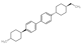 [trans(trans)]-1,1'-Biphenyl, 4-(4-ethylcyclohexyl)-4'-(4-methylcyclohexyl) structure