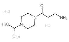 3-Amino-1-(4-isopropyl-piperazin-1-yl)-1-propanone x 2 HCl structure