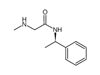 (R)-2-(methylamino)-N-(1-phenylethyl)acetamide Structure