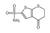 5,6-DIHYDRO-4-OXO-4H-THIENO[2,3-B]THIINE-2-SULFONAMIDE Structure