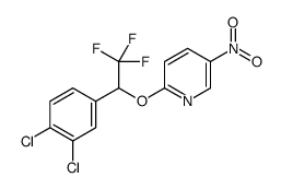 2-[1-(3,4-dichlorophenyl)-2,2,2-trifluoroethoxy]-5-nitropyridine结构式