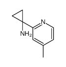 1-(4-methylpyridin-2-yl)cyclopropan-1-amine Structure