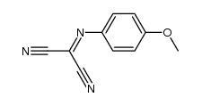 2-(p-methoxyphenyl)iminomalononitrile结构式