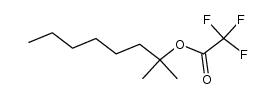 2-methyloctan-2-yl 2,2,2-trifluoroacetate结构式