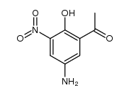 5-amino-2-hydroxy-3-nitroacetophenone结构式
