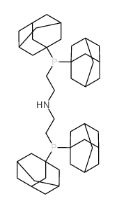 双(2-[二(1-金刚烷基)膦基]乙基)胺结构式