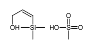 methanesulfonic acid,3-trimethylsilylprop-2-en-1-ol Structure