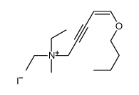 [(E)-5-butoxypent-4-en-2-ynyl]-diethyl-methylazanium,iodide结构式