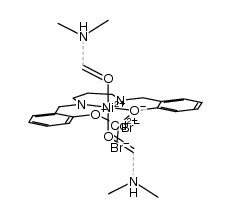 Ni(CH2(CH2NHCH2C6H4O)2)*CdBr2*(DMF)2结构式