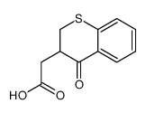 2-(4-oxo-2,3-dihydrothiochromen-3-yl)acetic acid Structure