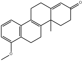7-methoxy-4a-methyl-4,4a,5,6,11,12-hexahydro-3h-chrysen-2-one Structure