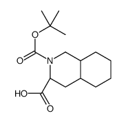 (3S,4AS,8AS)-2-(TERT-BUTOXYCARBONYL)DECAHYDROISOQUINOLINE-3-CARBOXYLIC ACID结构式