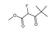 Methyl 2-fluoro-4,4-dimethyl-3-oxopentanoate Structure