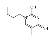 4-amino-1-butyl-5-methylpyrimidin-2-one Structure