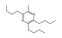 2,3,5-tributyl-6-methylpyrazine结构式