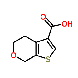 5H-Thieno[2,3-c]pyran-3-carboxylic acid, 4,7-dihydro- Structure
