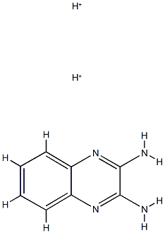 2,3-Quinoxalinediamine,conjugate diacid (9CI)结构式