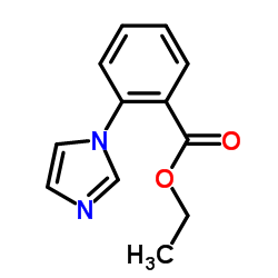 2-(1H-咪唑-1-基)苯甲酸乙酯结构式