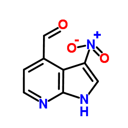 3-Nitro-7-azaindole-4-carbaldehyde结构式