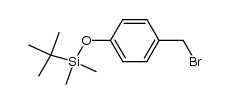 (4-(Bromomethyl)phenoxy)(tert-butyl)dimethylsilane Structure