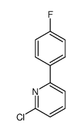 2-chloro-6-(4-fluorophenyl)pyridine结构式