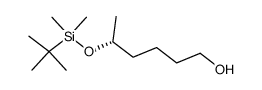 (5R)-5-{[(tert-butyl)(dimethyl)silyl]oxy}hexan-1-ol Structure