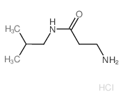 3-Amino-N-isobutylpropanamide hydrochloride structure