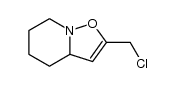 2-(chloromethyl)-4,5,6,7-tetrahydro-3aH-isoxazolo[2,3-a]pyridine结构式