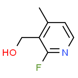 2-Fluoro-4-methylpyridine-3-methanol结构式