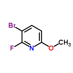 3-溴-2-氟-6-甲氧基吡啶结构式