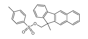 10-Methyl-10-p-toluolsulfonyloxymethyl-benz(b)fluoren Structure
