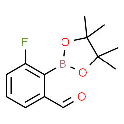 3-Fluoro-2-(tetramethyl-1,3,2-dioxaborolan-2-yl)benzaldehyde Structure