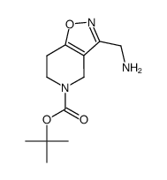 3-Aminomethyl-6,7-Dihydro-4H-Isoxazolo[4,5-C]Pyridine-5-Carboxylic Acid Tert-Butyl Ester Structure