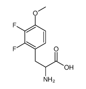 2,3-Difluoro-4-methoxy-DL-phenylalanine Structure