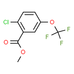 Methyl 2-chloro-5-(trifluoromethoxy)benzoate结构式