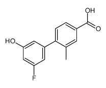 4-(3-fluoro-5-hydroxyphenyl)-3-methylbenzoic acid Structure