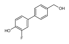 2-fluoro-4-[4-(hydroxymethyl)phenyl]phenol结构式