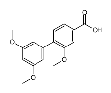 4-(3,5-dimethoxyphenyl)-3-methoxybenzoic acid结构式