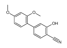 4-(2,4-dimethoxyphenyl)-2-hydroxybenzonitrile结构式