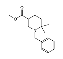 methyl 1-benzyl-6,6-dimethylpiperidine-3-carboxylate结构式