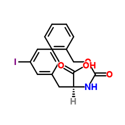 Cbz-3-Iodo-L-Phenylalanine结构式