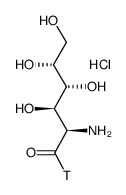 galactosamine hydrochloride, d-, [1-3h(n)]结构式