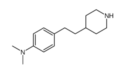 N,N-dimethyl-4-(2-piperidin-4-ylethyl)aniline Structure