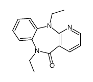 6,11-diethylpyrido[3,2-c][1,5]benzodiazepin-5-one Structure